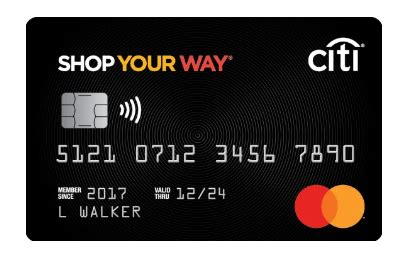 shop your way card citi.